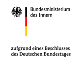 Gefördert durch das Bundesministerium des Innern aufgrund eines Beschlusses des Deutschen Bundestages