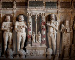 Epitapf in der Gruftkapelle der Familie Schaffgotsch in der St.-Hedwig-Kirche in Greiffenberg, Fot. Jaroslaw Bogacki